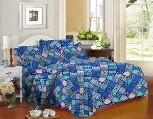 Vente en gros chine usine nouveau style ensembles de literie d'hiver tissu microfibre 100% polyester pour drap de lit ensemble de drap-housse - Product Image 6