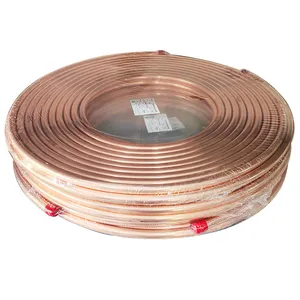 Astm B280 Pure Copper 99.95% Air Conditioners Flexible Copper Pipe Copper Pancake Coil Tube