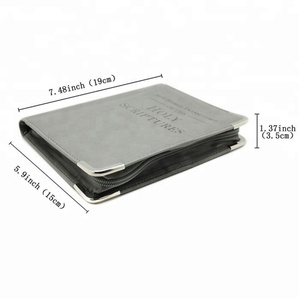 Boshiho Customized Design Leather Book Cover Bible Cover with Zipper - Product Image 1