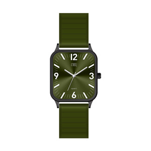 นาฬิกา Vista Wandering Watch, สายซิลิโคนทรงเหลี่ยมโค้งมนขนาด 35 มม., มีหลายเฉดสีสำหรับงานปาร์ตี้ ใช้ได้ทุกวัน และเข้ากับธุรกิจ - Product Image 2