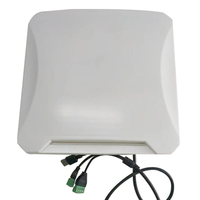 Antena Lectora de Tarjetas ABS de Largo Alcance UHF RFID ISO 18000-6C, 12dbi, 865~868MHZ/902~928MHz, Protocolo ISO 18000-6C, Distancia de Lectura de 15-20M