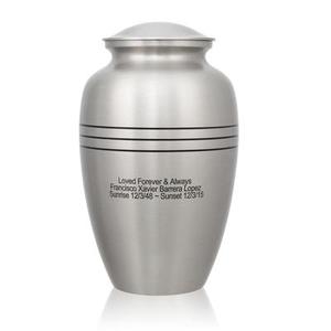 Funeral Urn Metal Cremation Urn Handmade Hand Carving Fancy Urn New Design Advanced Modern Funeral <b>Ashes</b> <b>Casket</b> - Product Image 3
