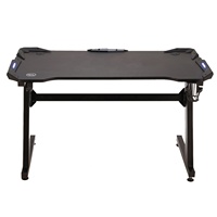 Mesa de juegos para ordenador, escritorio de estilo de carreras con luz LED RGB, fabricante de PC