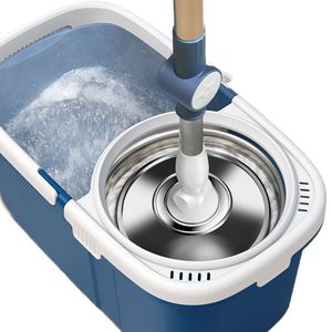 Rotary Mop With Dual Bucket Spin Cleaning Microfiber For Household Use 2025 Model Automatic Dehydration No Hands Washing - Product Image 5