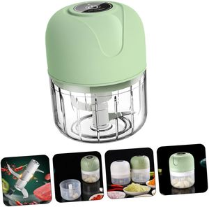 Licuadora de ajo de acero inoxidable inalámbrica multifuncional cocina picadora de verduras eléctrica portátil Mini procesador de alimentos - Product Image 5