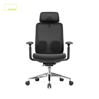 Chaise de bureau ergonomique en maille à dossier haut, réglable en hauteur, pour ordinateur
