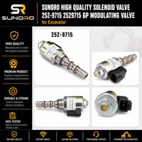 Vanne Solénoïde de Haute Qualité SUNORO 252-9715 2529715 Vanne Modulatrice GP pour Excavatrice