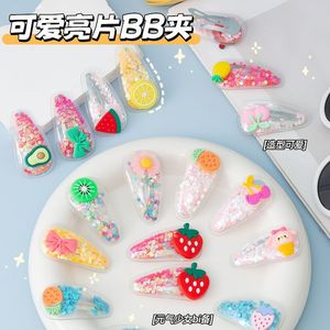 Cute Fruit BB <b>Clips</b> For Kids Plastic Hairpins Daily Use Child Hair Accessories <b>Spring</b> 2023 Yiwu Origin - Product Image 1