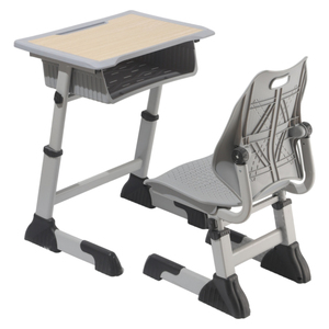Ensemble bureau et chaise d'étude ergonomique moderne et réglable pour salle de classe, vente en gros OEM - Product Image 1