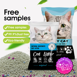 Kugelförmige Umweltfreundliche 99% Staubfreie Hochabsorbierende Schnell Klumpende Geruchskontrollierende Bentonit-Katzenstreu - Product Image 4