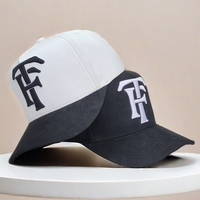 Topi Baseball Gorras Hitam 5 Panel Model A-Frame Berbahan Suede Satin Bordir Terbaru Laris Manis