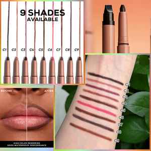 ネイチャーウォータープルーフノントランスファーリップライナーマットヌードリップスティックプライベートラベルリップクレヨン - Product Image 6