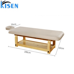 Kisen Modern Beauty Salon Furniture Facial Spa Solid Wooden Base <b>Lash</b> Adjustable Massage Soft <b>Table</b> Beauty <b>Bed</b> - Product Image 3