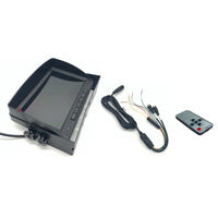 Monitor de camión de 7 pulgadas, cámara de respaldo de autobús Universal para vehículo, equipo pesado, cámara AHD, Monitor, función de grabación