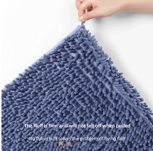 Alfombra de baño antideslizante Alfombra de felpa de secado rápido de chenilla ultra gruesa adecuada para interiores y baños - Product Image 2