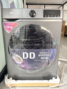 เครื่องซักผ้าฝาหน้า 15 กก. มอเตอร์อบผ้าแบบเงียบพิเศษ ออลอินวัน 220 โวลต์ สำหรับกานา ความจุ 15 กก. เหมาะสำหรับครอบครัวใหญ่ - Product Image 6
