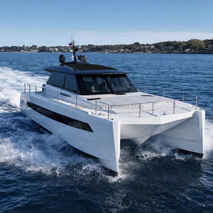 Catamaran en alliage d'aluminium pour les loisirs, la croisière en mer et le divertissement, moteur in-bord, universellement applicable, yacht <span class=keywords><strong>de</strong></span> <span class=keywords><strong>luxe</strong></span> - Product Image 3