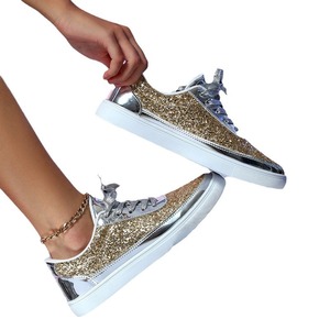 รองเท้าผ้าใบผู้หญิงระบายอากาศได้ดี กันลื่น แบบผูกเชือก สไตล์สปอร์ต ลำลอง น้ำหนักเบา สำหรับฤดูใบไม้ผลิ ไซส์ 36-42 - Product Image 6