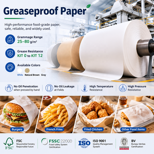 Wholesale Oil Resistant <strong>Paper</strong> for Food Wrapping <strong>Paper</strong> Custom Printed <strong>Sheet</strong> Greaseproof <strong>Paper</strong> Roll - Product Image 2