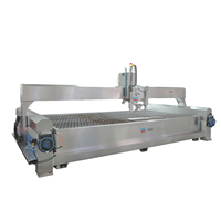 Machine de découpe à jet d'eau CNC 5 axes pour pierre, métal, verre, céramique, caoutchouc, mousse
