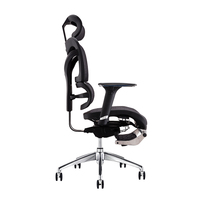 Chaise de bureau ergonomique en maille chaise d'ordinateur à dossier haut avec support lombaire pour bureau à domicile