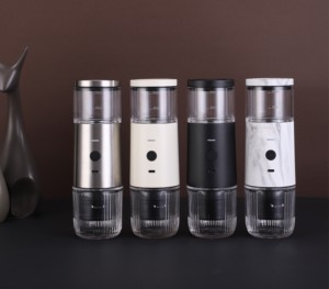 Hot Bán Xách Tay Điện Máy Pha Cà Phê Thấp Moq Trong Kho Với Mini Của Nhãn Hiệu Máy Xay Cà Phê Vật Liệu Kim Loại Du Lịch - Product Image 5