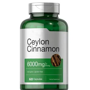 Capsules de cannelle de Ceylan Offre Spéciale inflammatoire, antioxydant, soutien du métabolisme du glucose 60 comptes