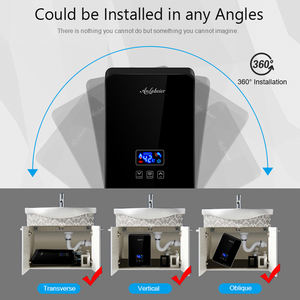Chauffe-eau instantané sans réservoir à économie d'énergie 3000W 6000W avec entrée et sortie en cuivre, élément chauffant en aluminium moulé, certifié CE CB - Product Image 5