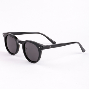 Finewell M3007 Vintage Shades Retro Designer Logotipo personalizado Acetato Marcos gruesos redondos Gafas de sol Mujeres Hombres - Product Image 4