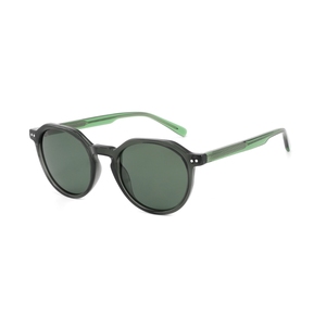 Gafas de Sol Polarizadas Unisex con Montura Rectangular Completa, Lentes Verde Oscuro, Protección UV400, Estilo Retro para Adultos, Playa - Product Image 5