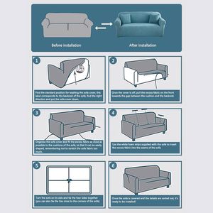 Cubierta de sofá elástica al por mayor barata Fundas protectoras de sofá elásticas cubierta de sofá de felpa Housse De Canap - Product Image 2