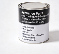 Pintura para Electrodomésticos de Fácil Aplicación, Antiincrustante, Antiescalante, Revestimiento Acrílico de Nano-Polímero de Titanio Anticorrosivo