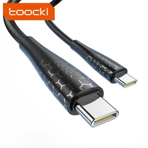 Toocki Best Seller New Designs 240W Fast Charging Cable Compatible With PD3.1 Protocol Type C To Type C Quick Data Transmission
