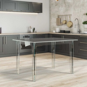 Latest Modern Design Luxury Acrylic Dining <b>Table</b> <b>Adjustable</b> Feature Customizable Thickness Professional Service for Furniture - Product Image 2