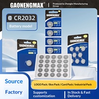 Baterai Kancing Alkali CR2032 3V 0Wh Grosir Pabrik untuk Remote Control