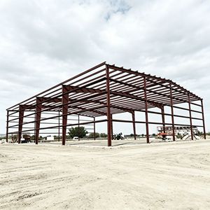 Structure en acier léger à faible coût, bâtiment métallique préfabriqué industriel lourd, entrepôt préfabriqué durable pour la logistique et le stockage - Product Image 1
