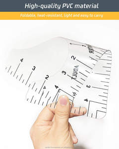 تي-تي-مسطرة محاذاة لتوجيه تي-تي-تي-تصميم حكام الموضة بأحجام الرسم البياني-أداة صياغة - Product Image 4