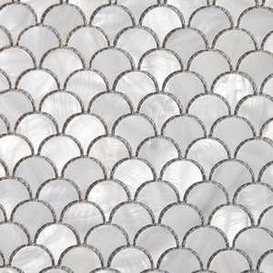 Mosaico di Alta Qualità in Madreperla Argentata di Forma Irregolare, Piastrelle per Pareti, Pavimenti, Scale, Moderno, Spessore 3mm, per Camera da Letto e Bagno - Product Image 5