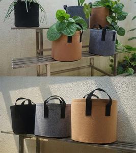 X140 Garden Hotsale Sacs <span class=keywords><strong>de</strong></span> culture réutilisables en feutre pour plantes - Product Image 6