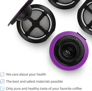 4 tasses GoodCups noires réutilisables pour cafetière Keurig, filtres rechargeables sans BPA pour modèles 1.0/2.0 - Product Image 4