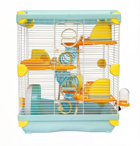 Manufacturer Wholesale Custom <b>Large</b> Luxury Foldable Carrier Portable Castle Hamster Cage - Product Image 1