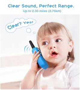 צעצועי מכשיר קשר Celular כף יד משדר להדגיש טלפון רדיו האינטרפון ילדים טוקי ווקי ילדי עבור יום הולדת מתנות