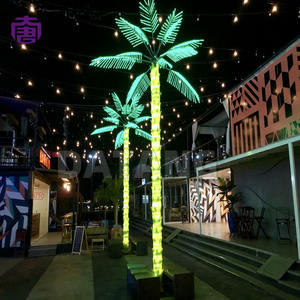 Lumière LED en forme de cocotier tropical, effet de lumière chaude, étanche IP65, télécommande, pour la décoration de Noël, du Nouvel An et des fêtes - Product Image 2