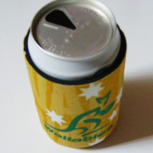 Enfriador de Latas Aislado Wallabies de 500 ml, Funda Cilíndrica de NBR con Impresión de Dibujos Animados - Product Image 1