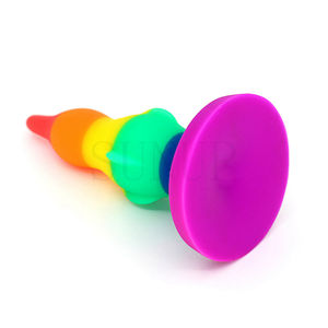 Gratis Custom Box-Lange Regenboog Dildo Seks Groot Speelgoed Anale Met Zuiggoederen Volwassen Spel Erotische Homo Vrouw Enorme Plastic Penis - Product Image 5