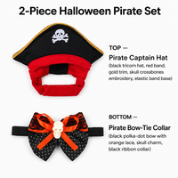 Ensemble de costumes d'Halloween personnalisés pour chats, OEM ODM, tenue en peluche douce pour animaux de compagnie avec chapeau et cape pour chats et petits chiens, marque privée