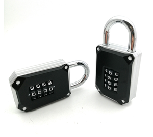 Hot Sale 4 Digit Combination Candado De Contrasena <strong>Waterproof</strong> Safety Warehouse Password Zinc Alloy <strong>Padlock</strong> - Product Image 4