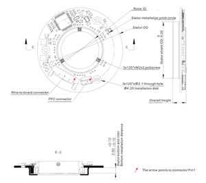 Encoder Magnético Rotatorio Absoluto de Precisión, Eje Hueco, DI 50mm, DE 67mm, Grosor 7mm, Multivuelta, Resolución 17-24 Bits, Precisión 0.05 - Product Image 3