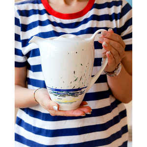 Service à café en porcelaine Richard Ginori 12 pièces, design européen élégant et luxueux, haute qualité, tasses de 600 ml, 15 pièces, 1 kg - Product Image 5