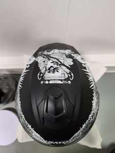 ECE22.06 <span class=keywords><strong>Casque</strong></span> intégral de <span class=keywords><strong>moto</strong></span> <span class=keywords><strong>Predator</strong></span> à double visière pour <span class=keywords><strong>homme</strong></span> - Product Image 6